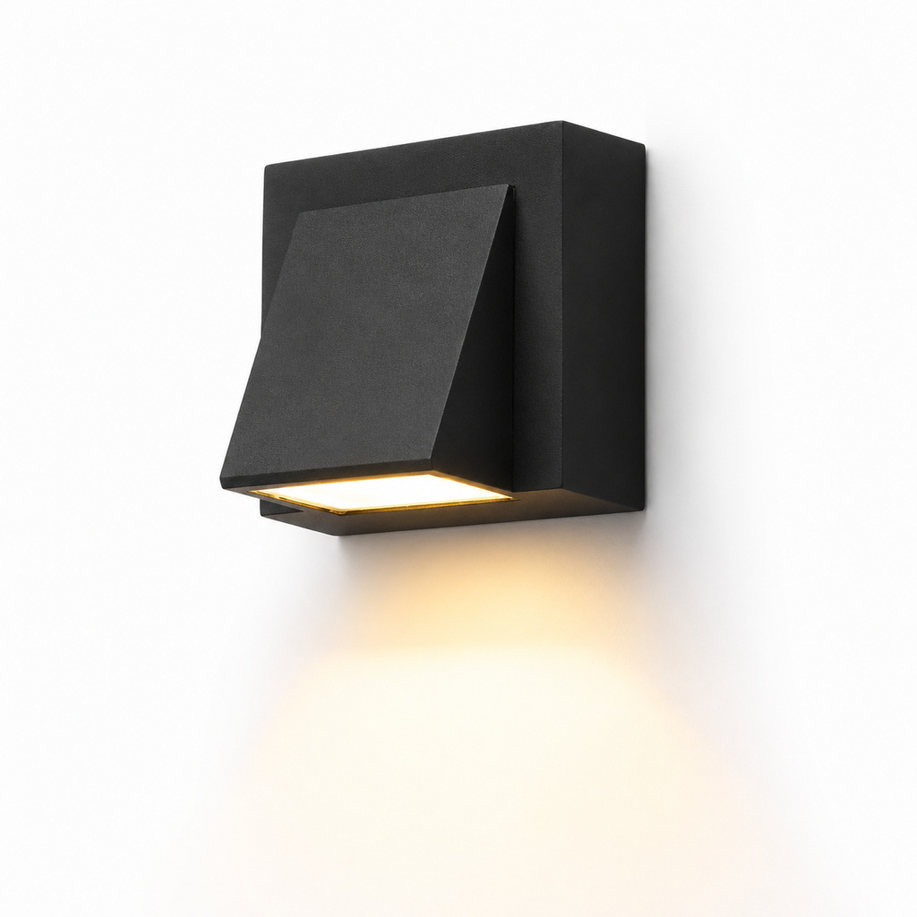 Modern Outdoor LED Wall Sconce for Porch & Garden