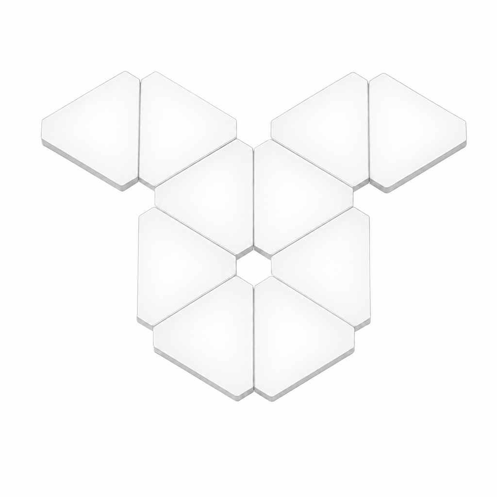 Modular Hexagon LED Wall Light Panels for Bedroom & Gaming Room