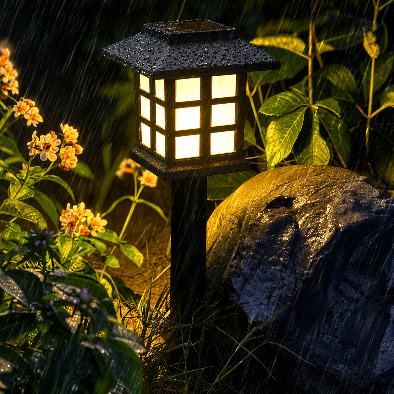 Classic Solar Lantern Pathway Lights for Gardens & Driveways