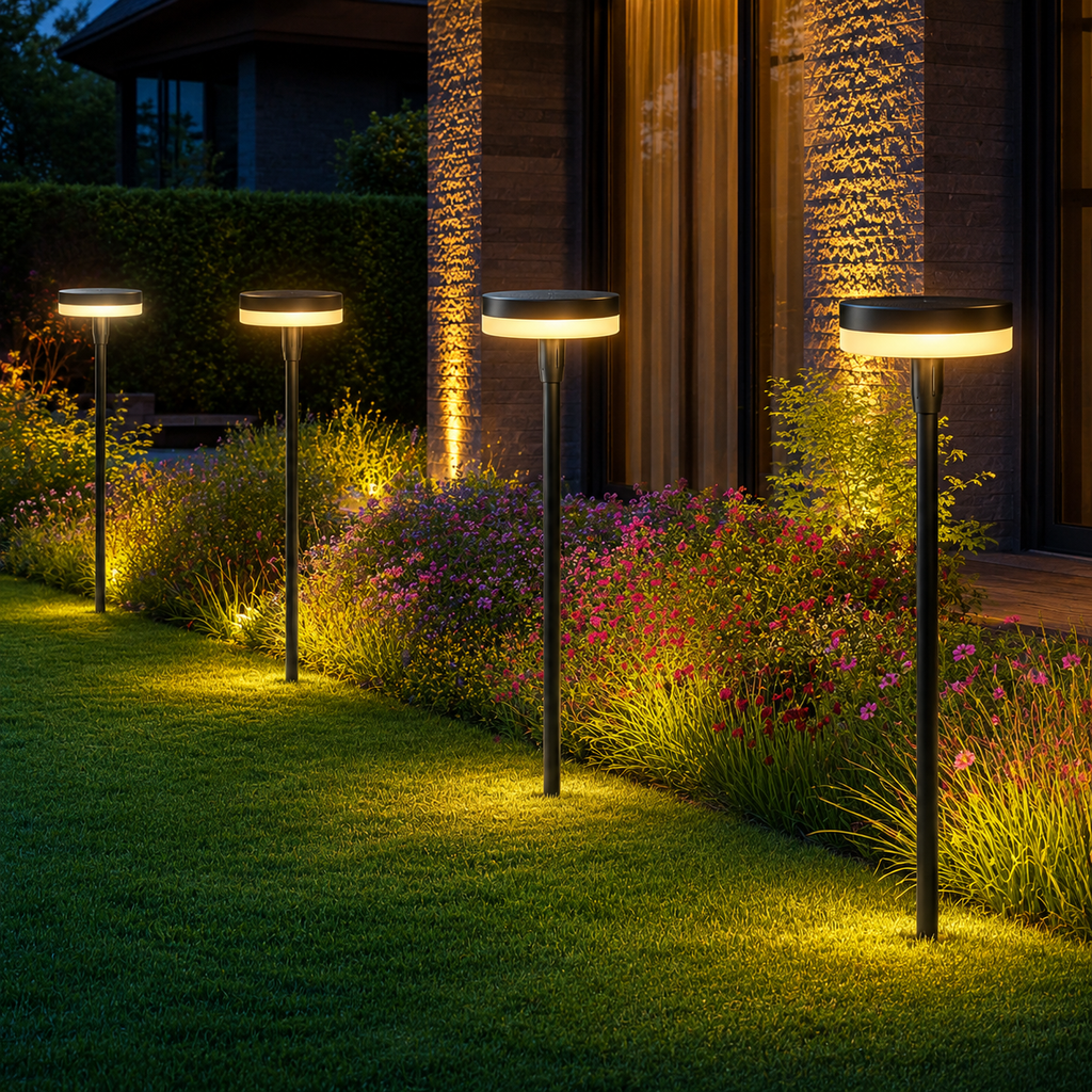 Solar Swaying LED Pathway Lights for Gardens & Patios