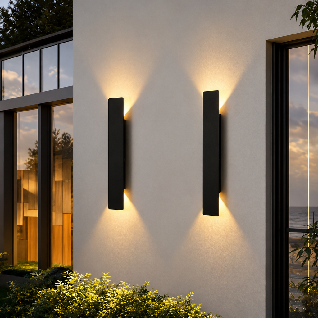 Minimalist Up & Down LED Outdoor Wall Light