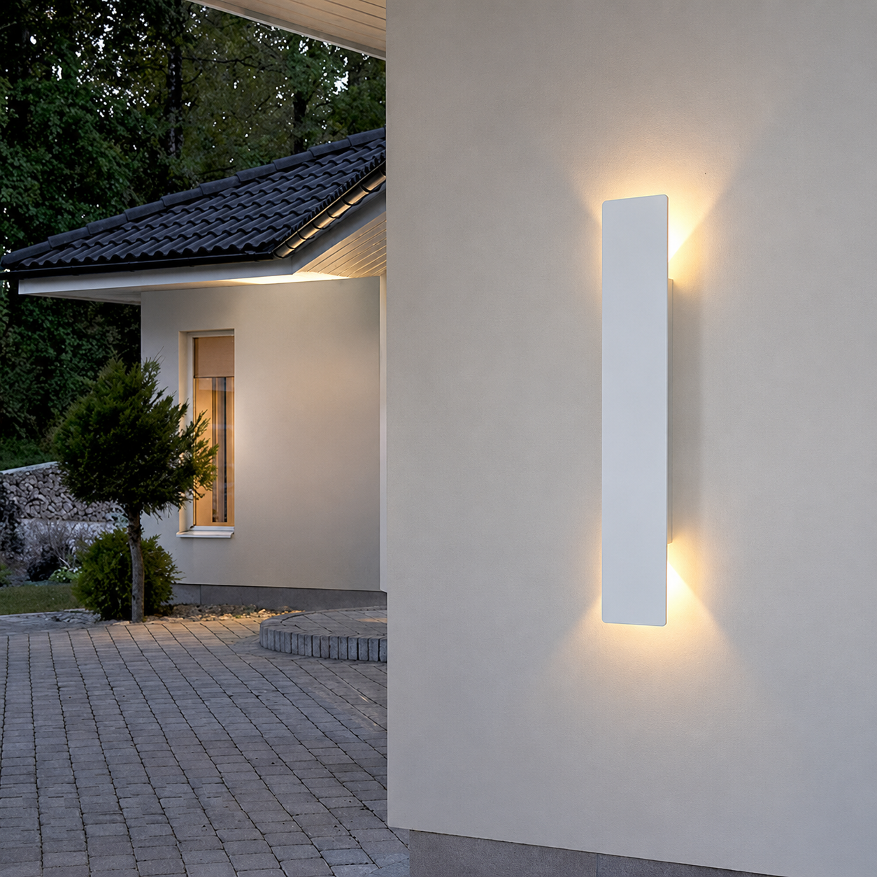 Minimalist Up & Down LED Outdoor Wall Light