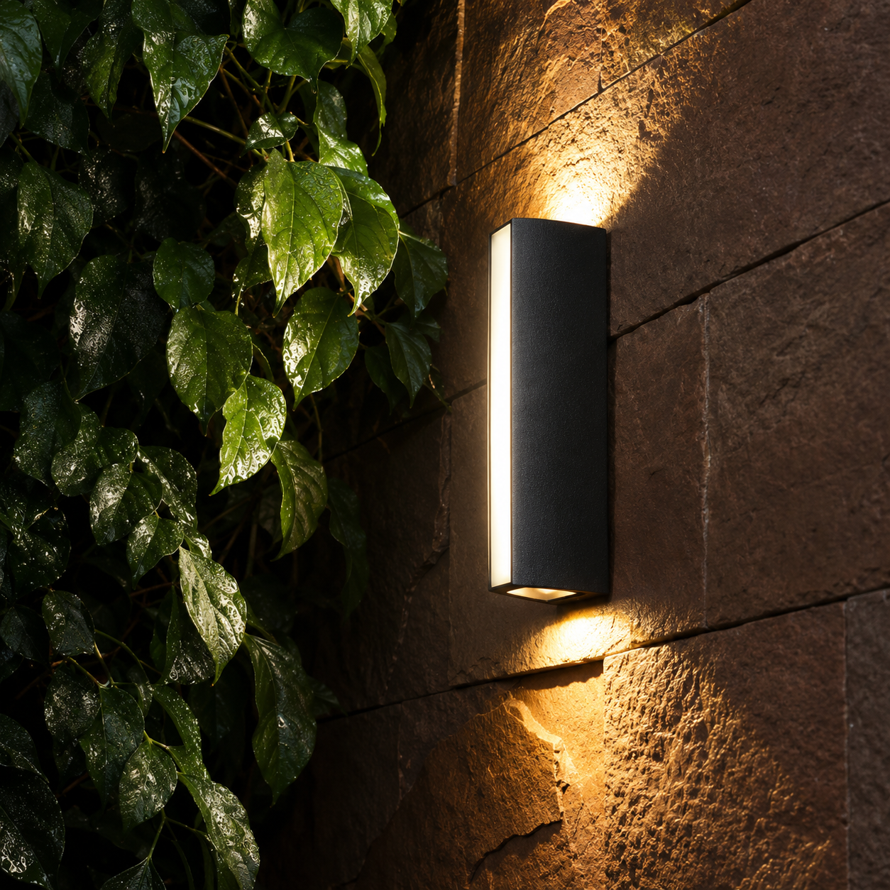 Slim Up & Down LED Outdoor Wall Sconce