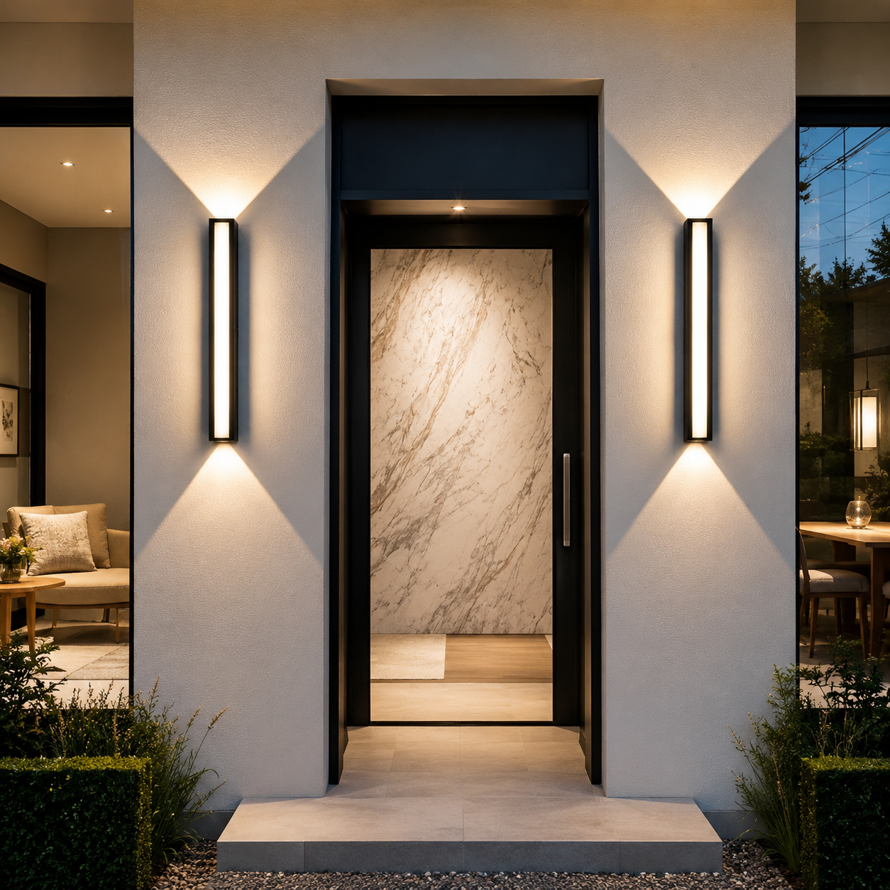 Slim Up & Down LED Outdoor Wall Sconce