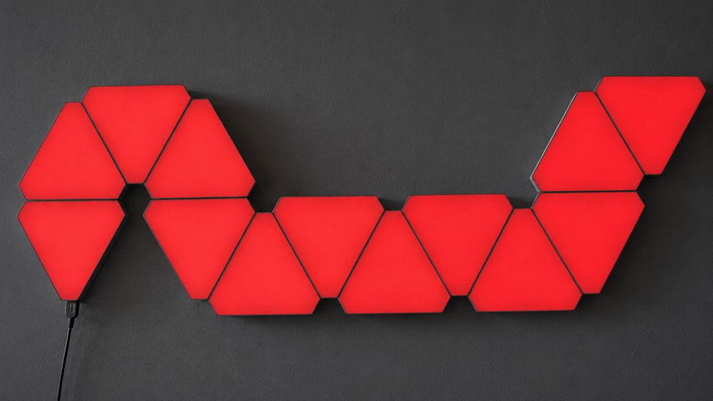 Modular Hexagon LED Wall Light Panels for Bedroom & Gaming Room