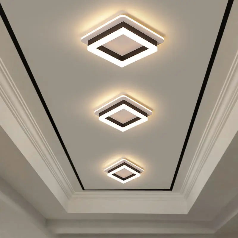 Modern Square LED Flush Mount Ceiling Light