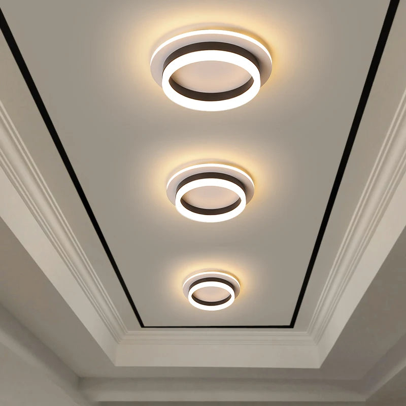 Modern Halo LED Flush Mount Ceiling Light