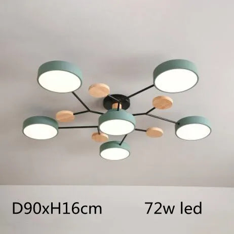 Contemporary Multi-Arm LED Chandelier for Living Room